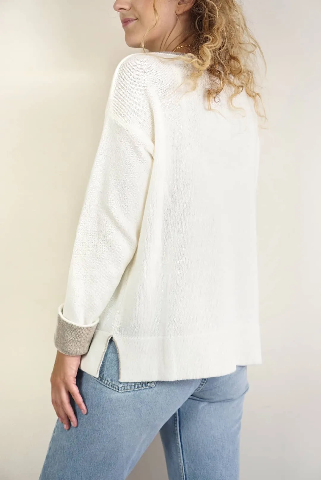 Maglioncini over profili a contrasto | Cashmere Blend
