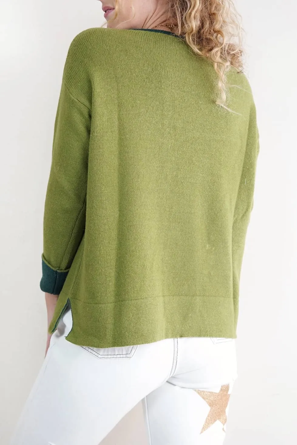 Maglioncini over profili a contrasto | Cashmere Blend