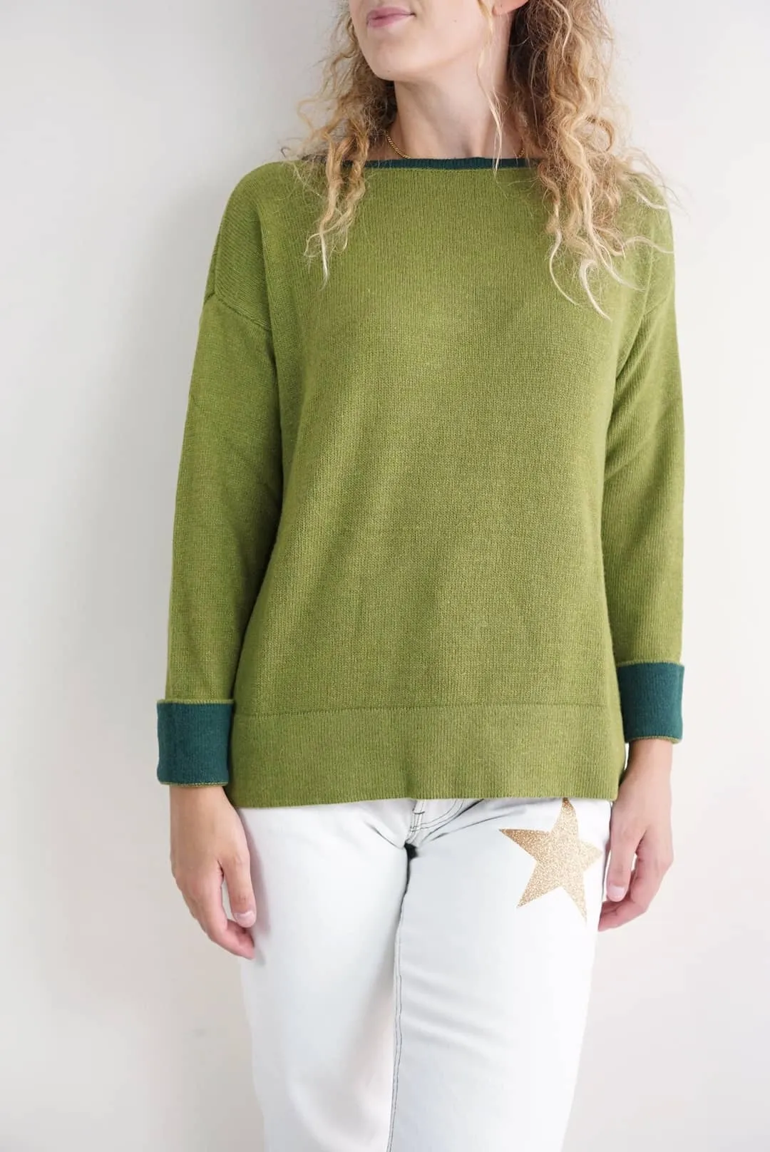 Maglioncini over profili a contrasto | Cashmere Blend