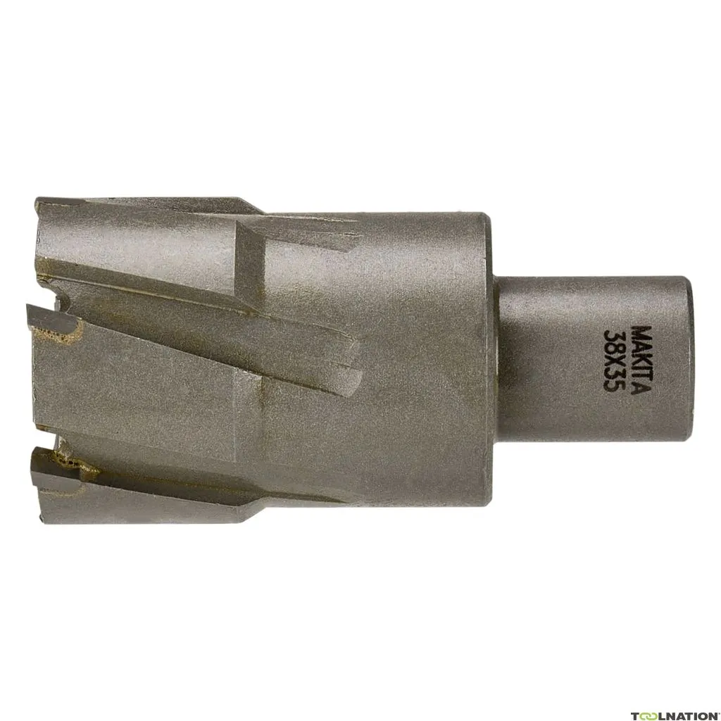 Makita Accessori UD00UPC38S Punta per carotaggio HSS in metallo 38x35mm Attacco Weldon, HM