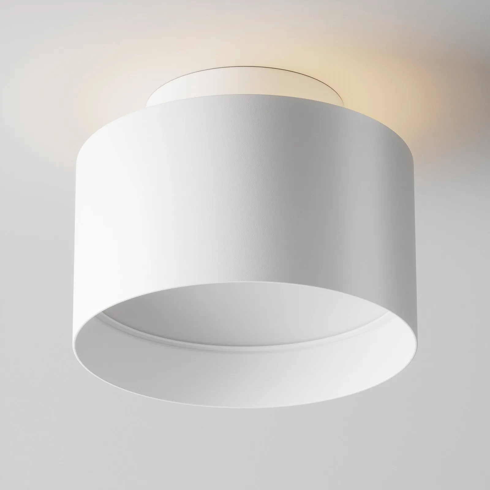 Maytoni Plafoniera LED Planet, bianco Ø 12cm alluminio 3.000K