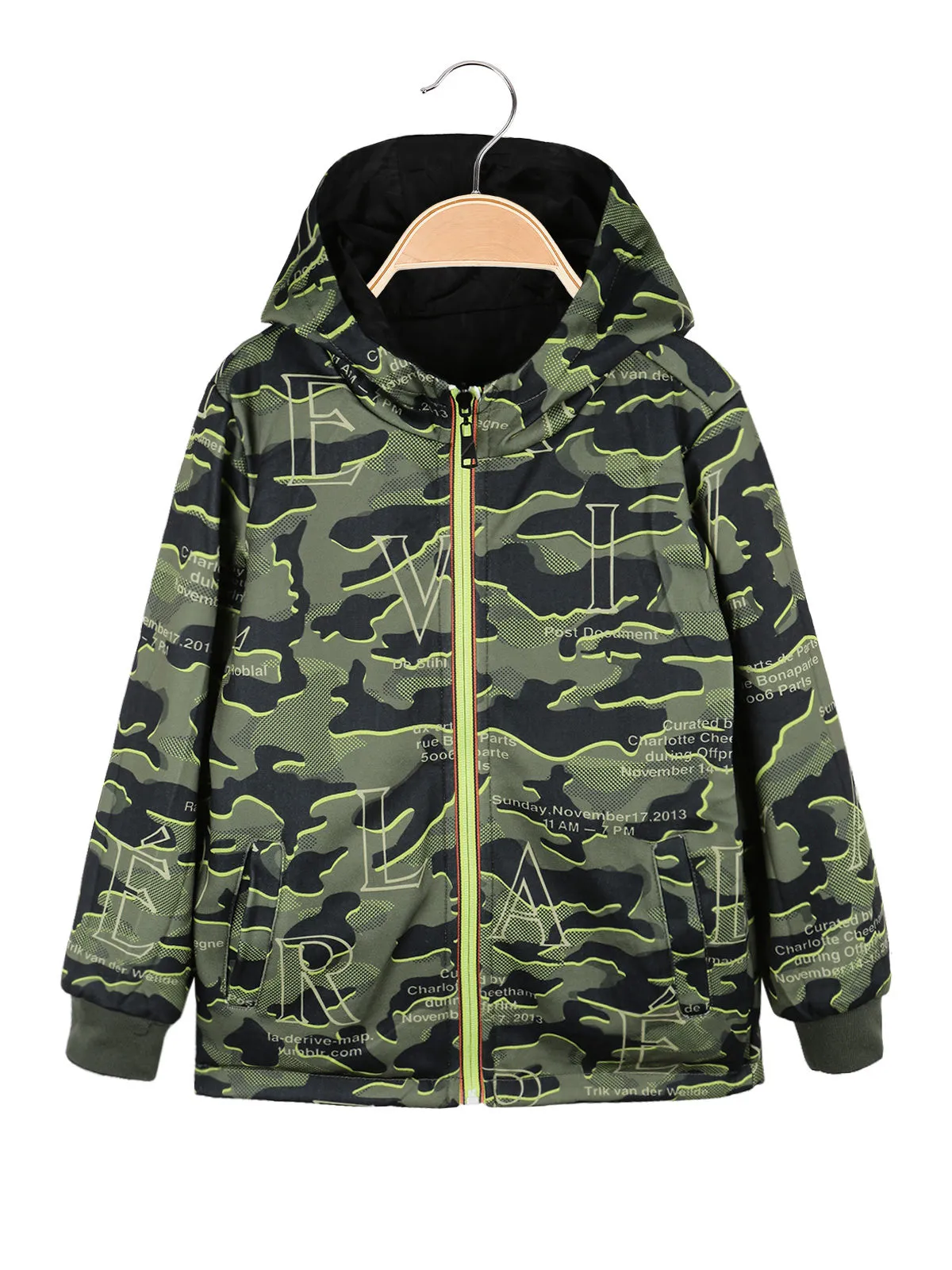 Mr Jek Veste légère à capuche réversible pour garçon