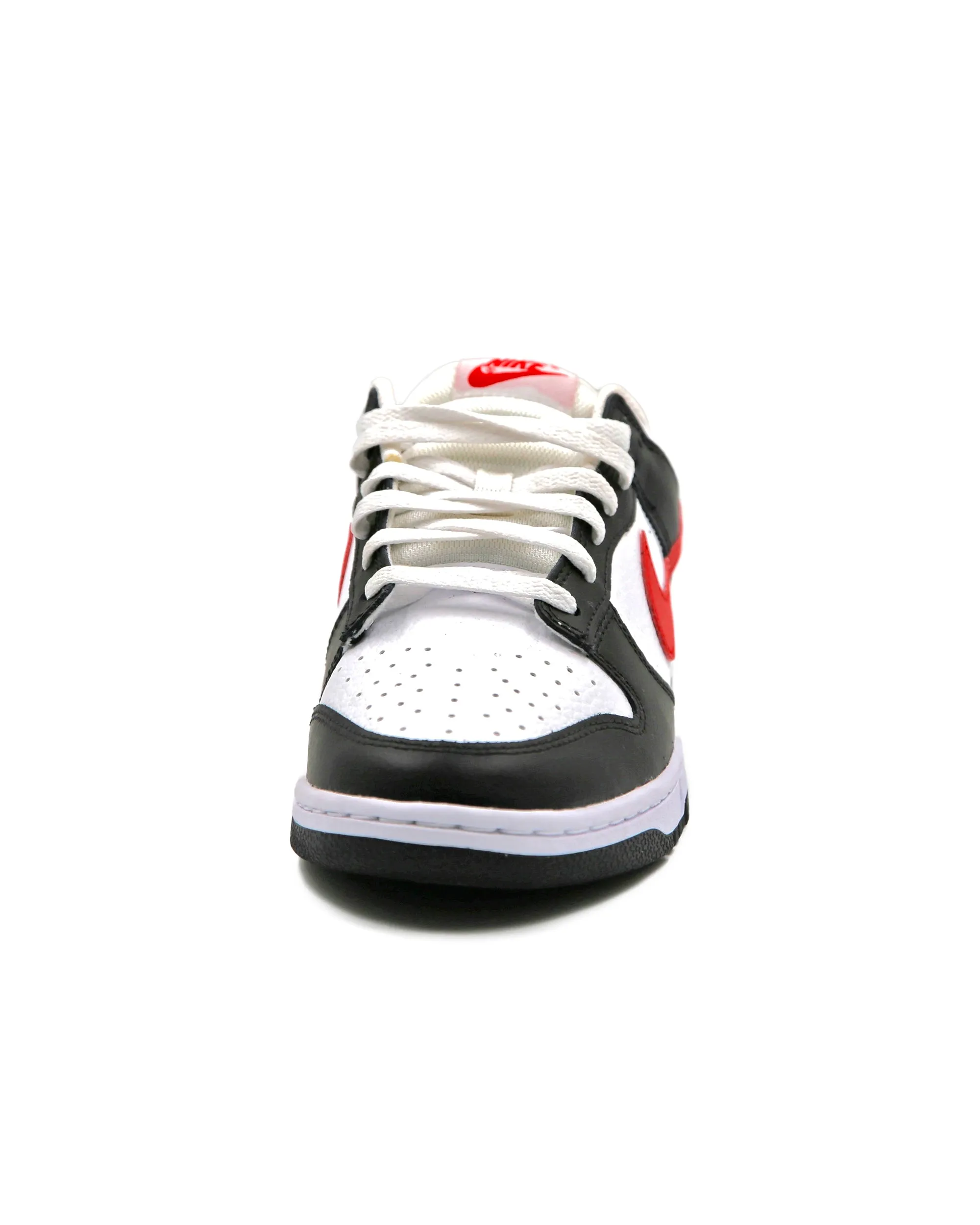 Nike dunk low retro red swoosh panda  