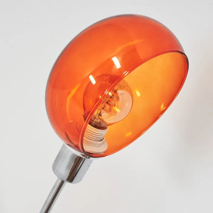 Nikkala Lampada da terra Cromo, Bianco, 3-Luci