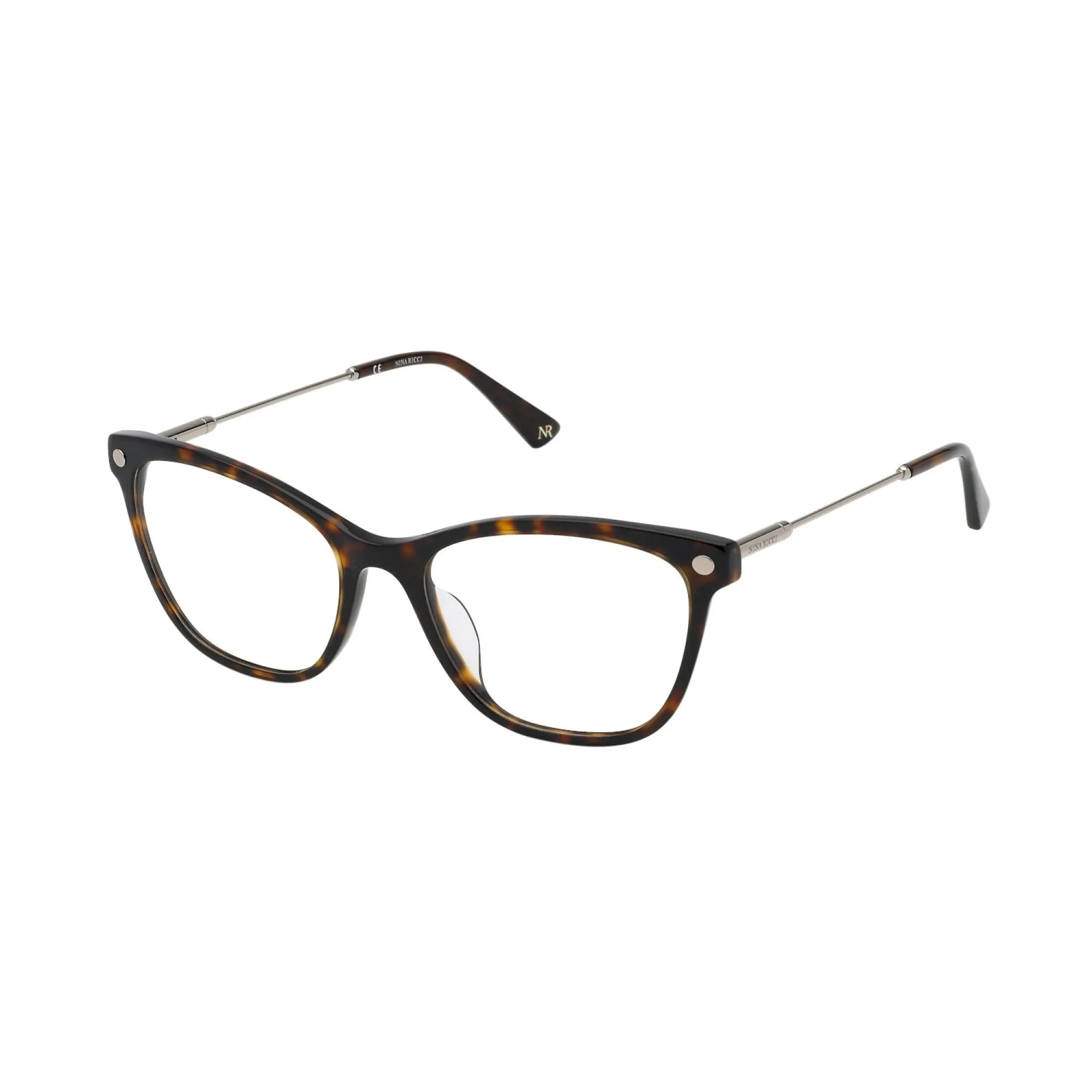   Nina Ricci VNR293 - 0714 Avana Scuro Lucido | Occhiale Da Vista Donna 