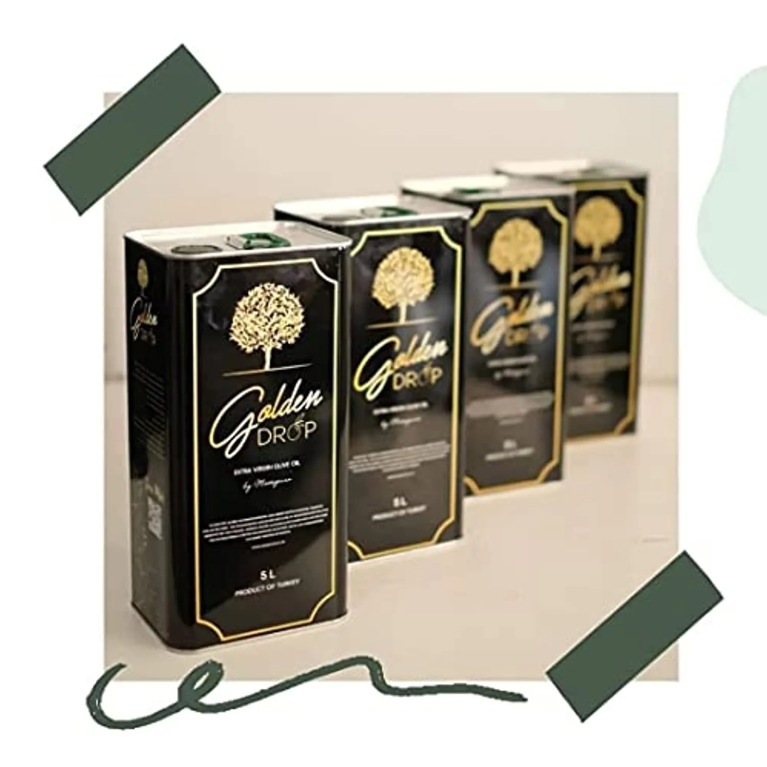 Olio d'oliva, (2x750ml Super Advantage) Olio extravergine spremuto a freddo, 100% naturale e puro, acidità < 0,18%, dalla Turchi