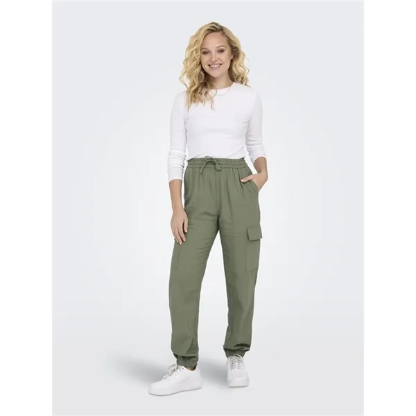 Only pantalone donna cargo con elastico