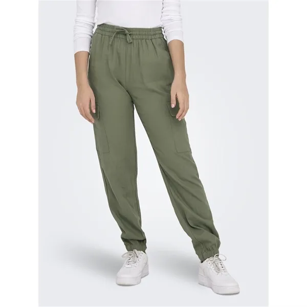 Only pantalone donna cargo con elastico