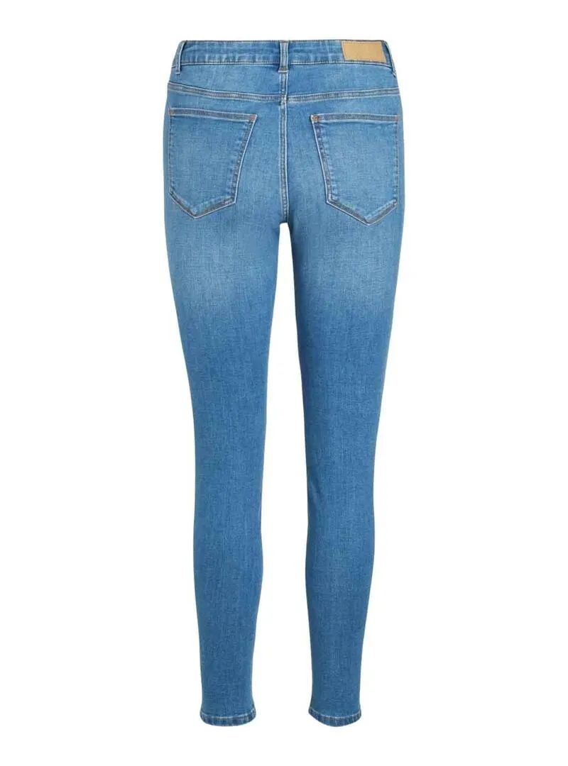 Pabtalon Jeans Vila Sarah Mid per Donna