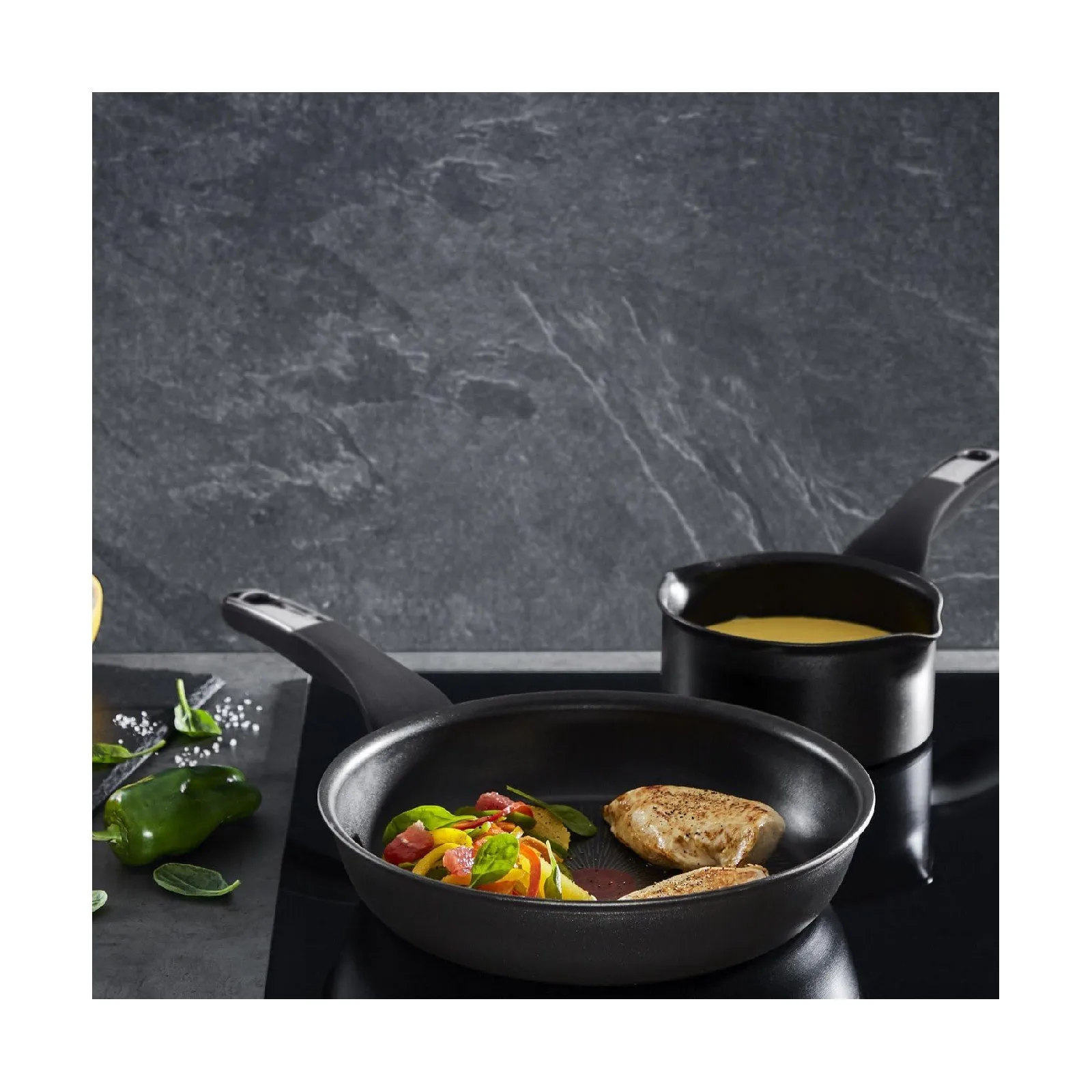 Padella Antiaderente 28cm Lagostina Unlimited Induzione, Alluminio Thermosignal 