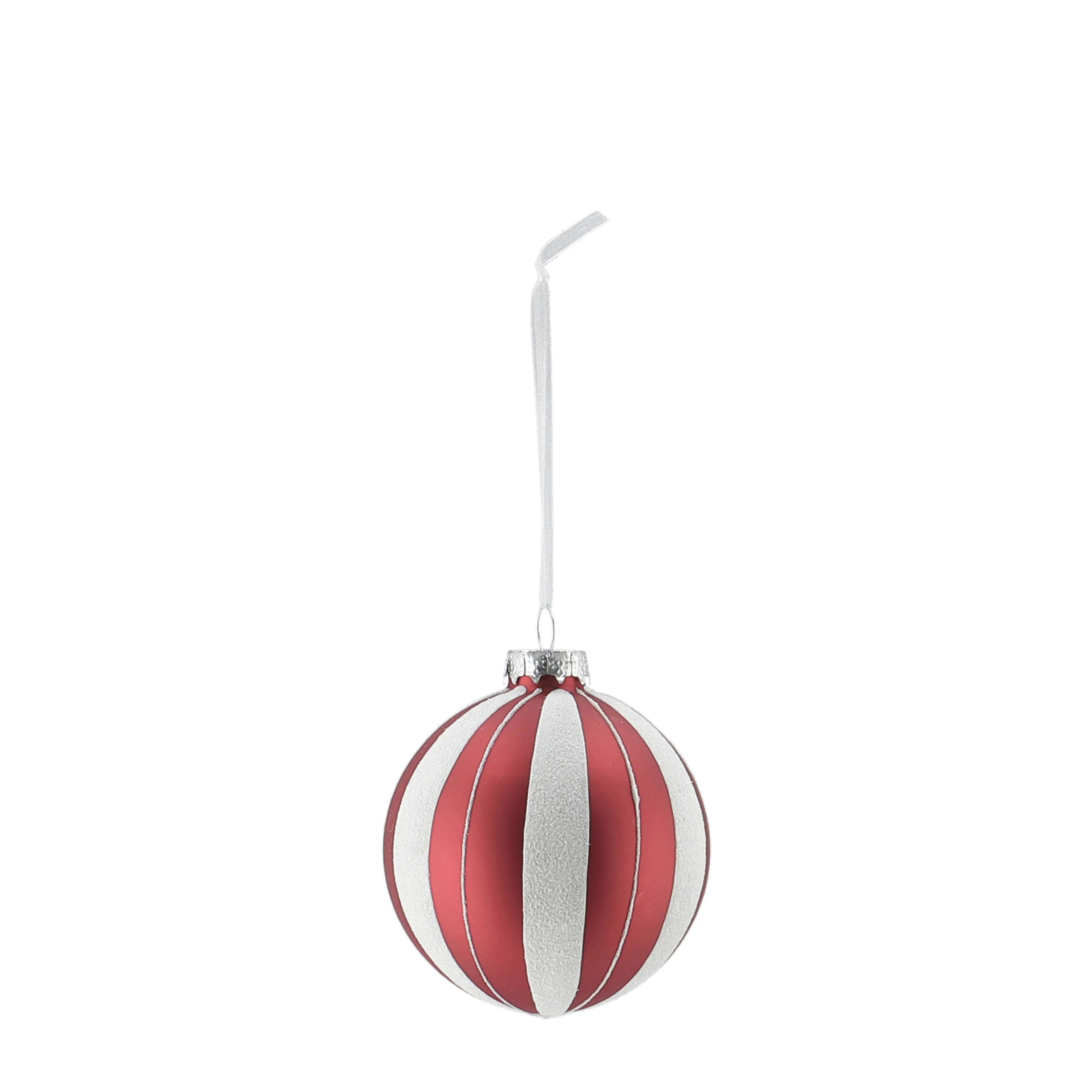 Pallina di Natale Tradition, confezione da 6.jp{font-size:18px}Rosso/bianco