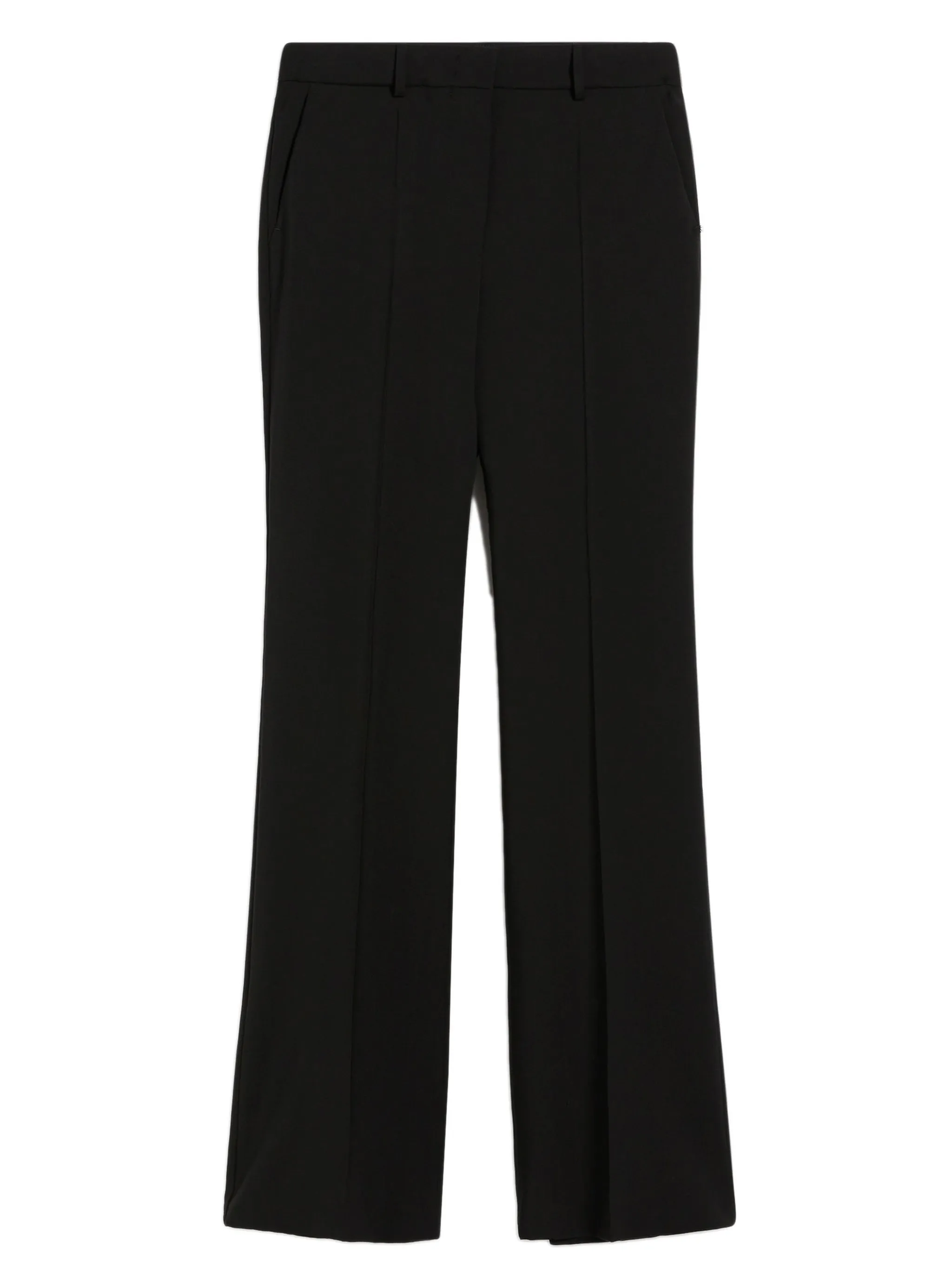 Pantalone flare in lana stretch