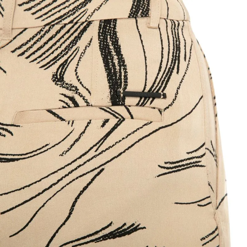 Pantalone stampato a gamba larga 
