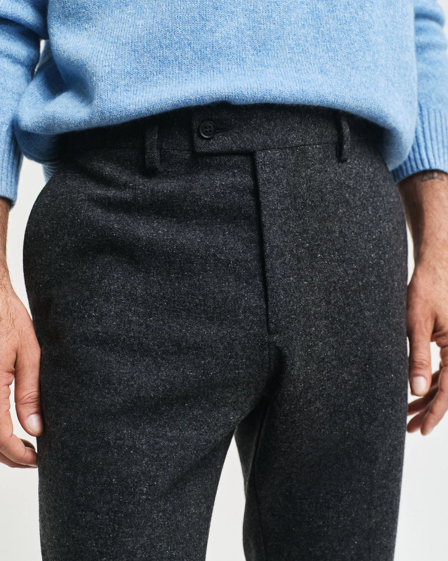 Pantaloni da abito in Donegal slim fit    