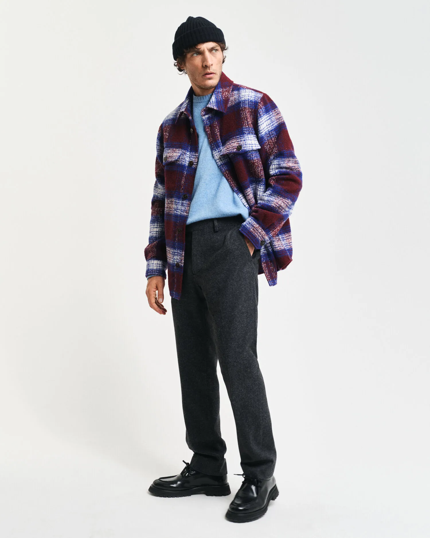 Pantaloni da abito in Donegal slim fit    