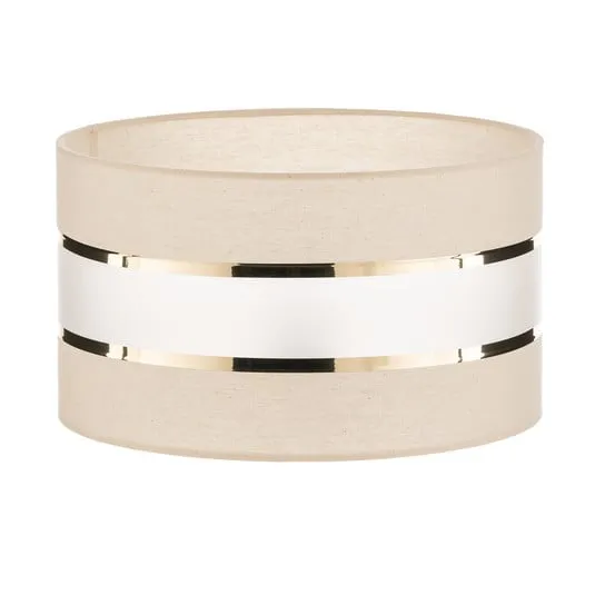 Paralume Helen, Ø 35 cm, E27, ecrù/oro