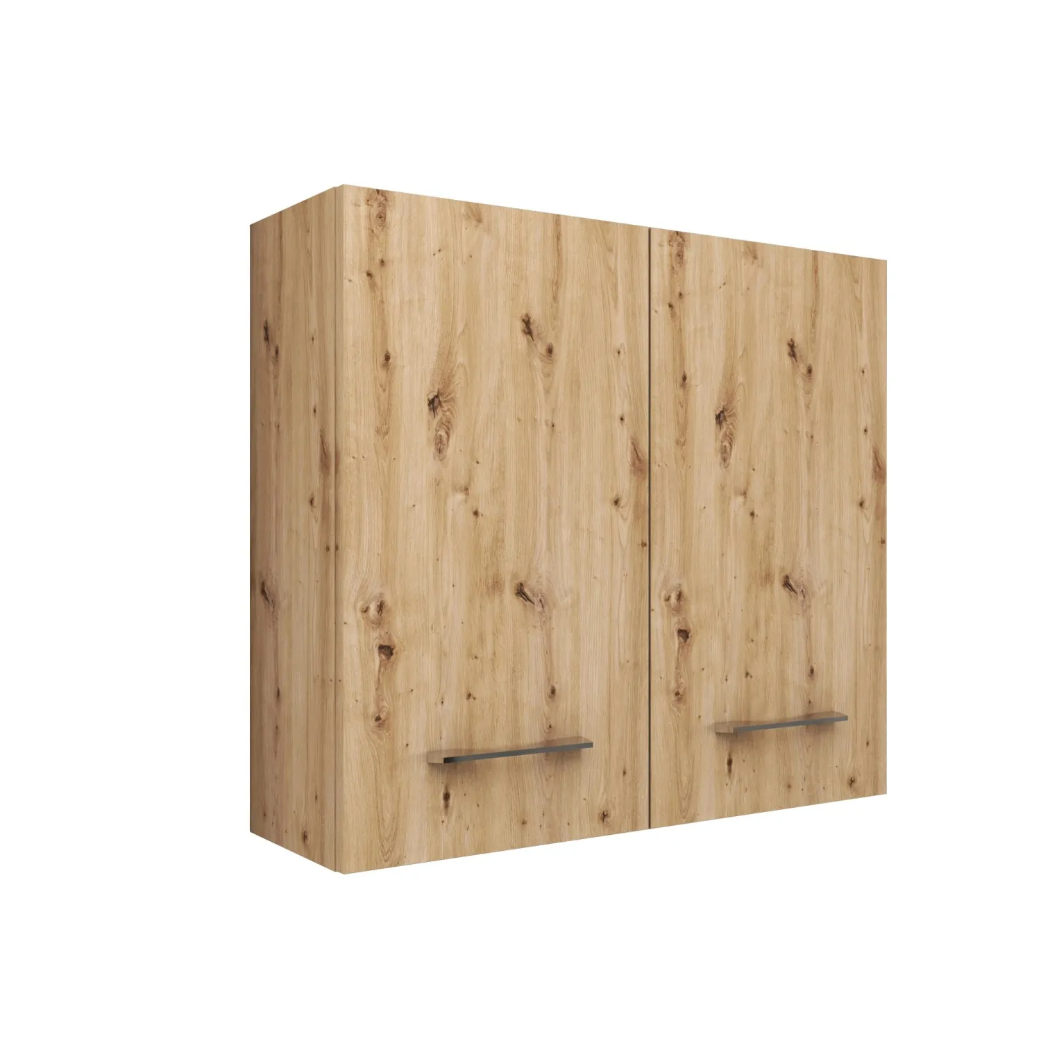 Pensile bagno sospeso con 2 ante 60 cm effetto legn rovere nodato