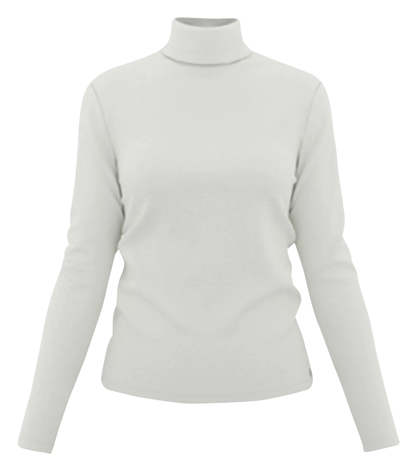 PETIT BATEAU   T-shirt collo dolcevita in cotone | Bianco