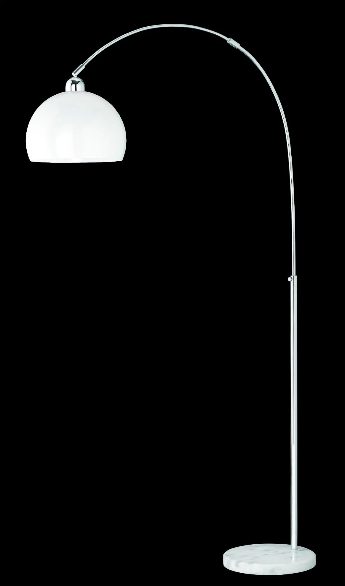 Piantana ad Arco Struuttra Cromo e Coppa E27 Junior II Trio Lighting