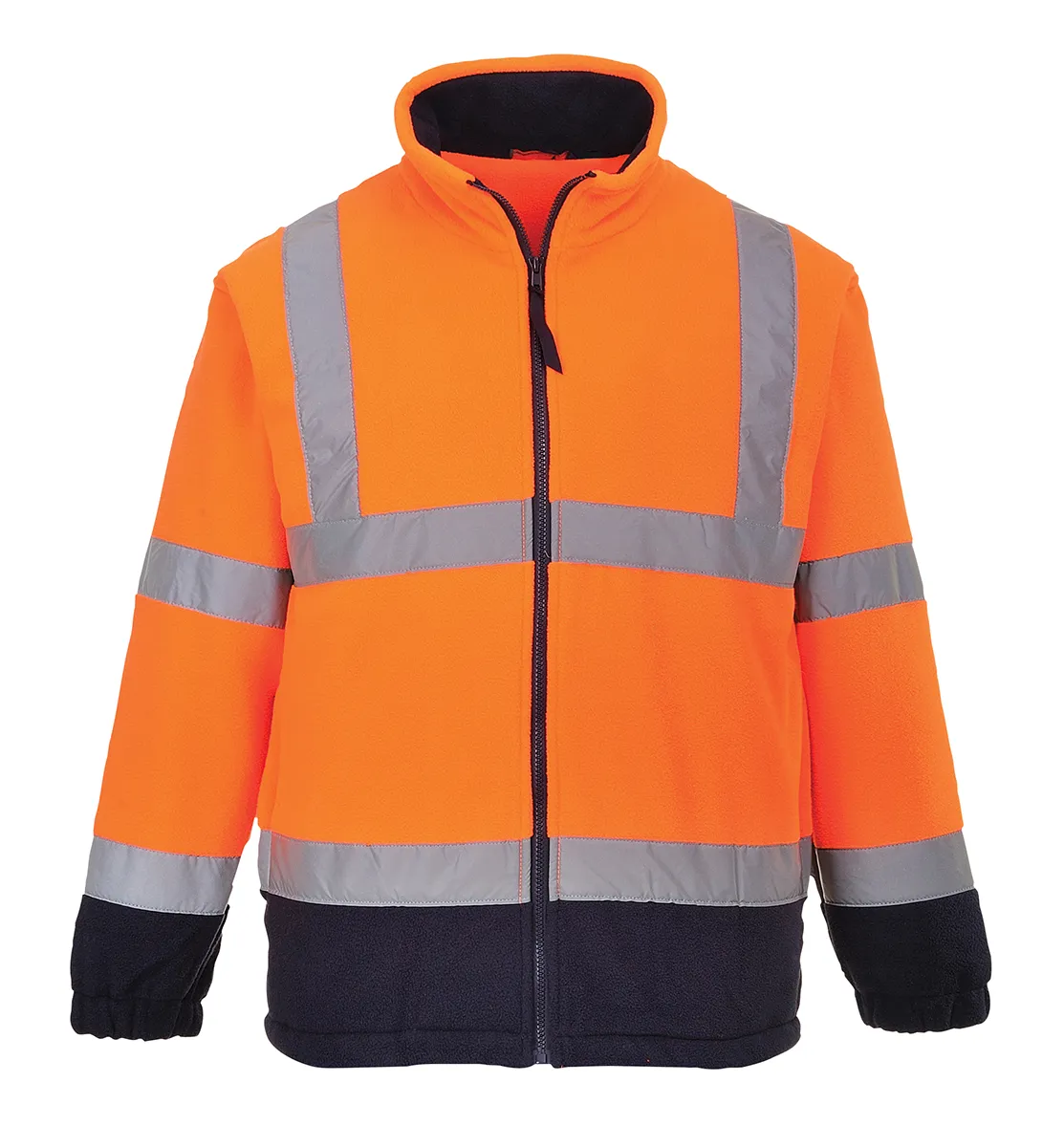 Pile da lavoro Blu Navy/Arancione Portwest, M per Uomo