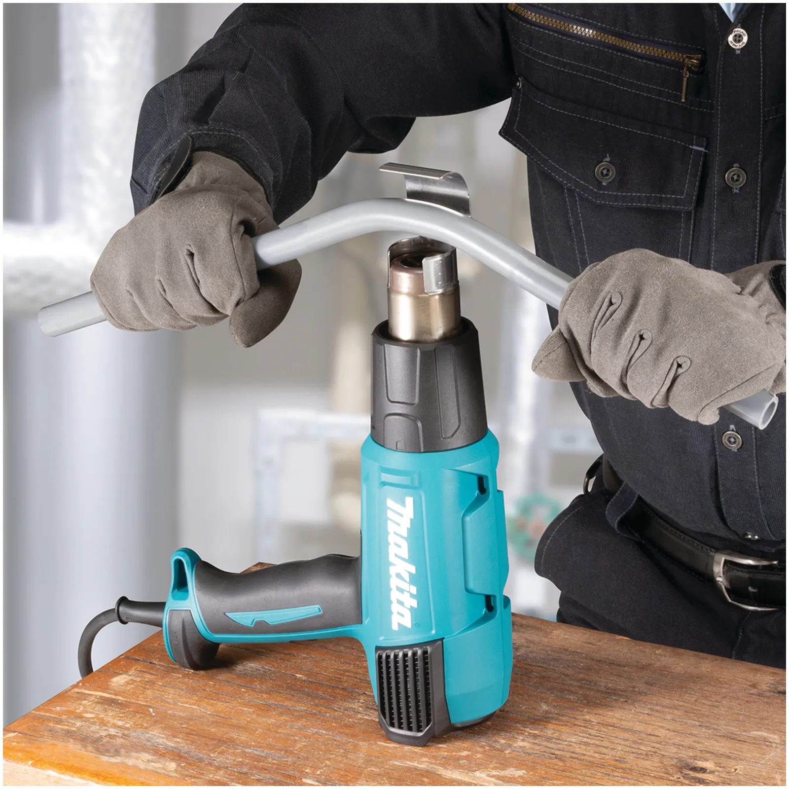 Pistola Termica TermoSoffiatore MAKITA Sverniciatore Aria Calda Regolabile 2000W HG6531CK