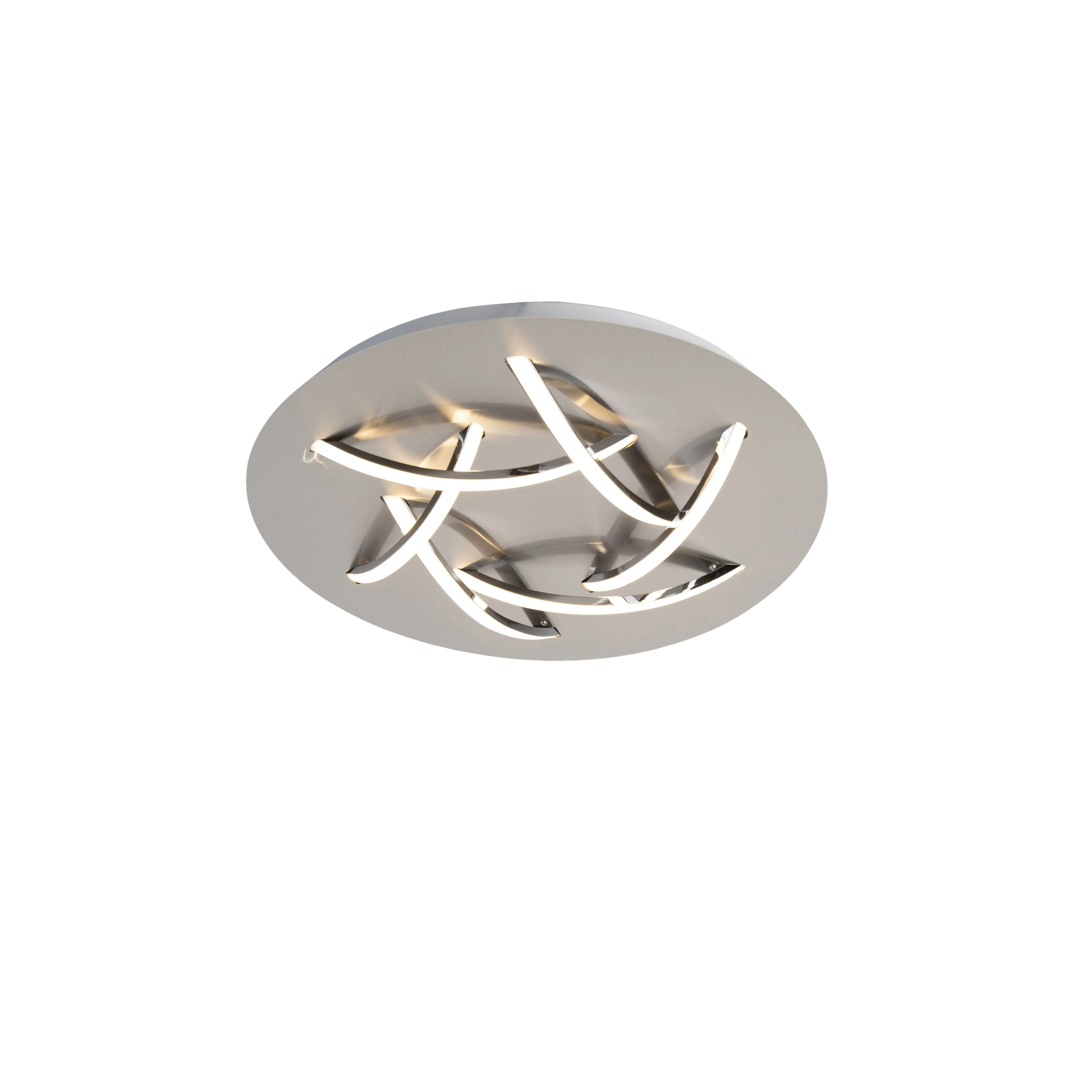Plafoniera design in acciaio con LED incluso - Delphina