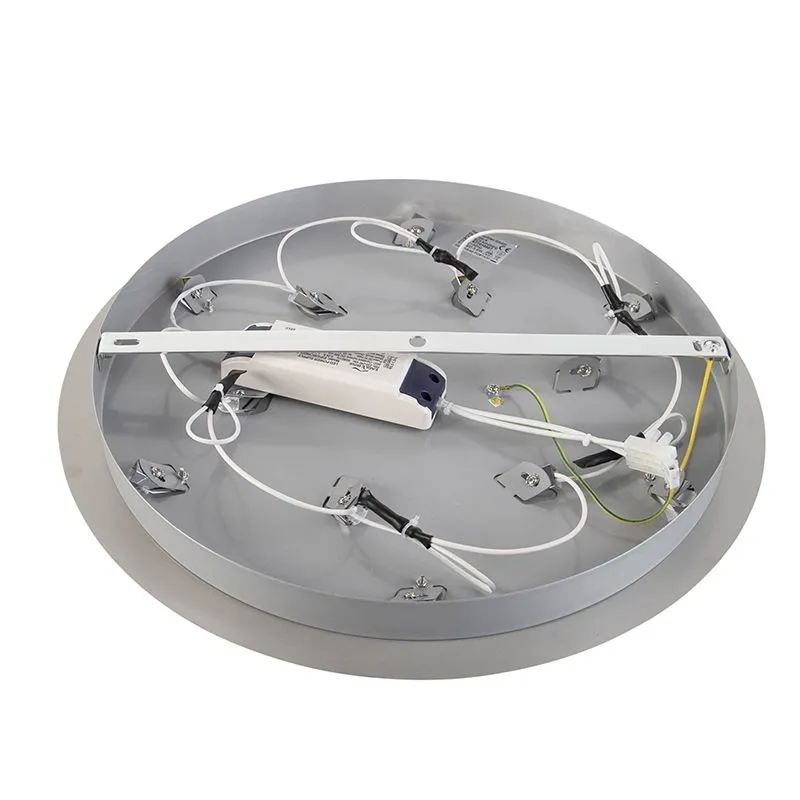 Plafoniera design in acciaio con LED incluso - Delphina