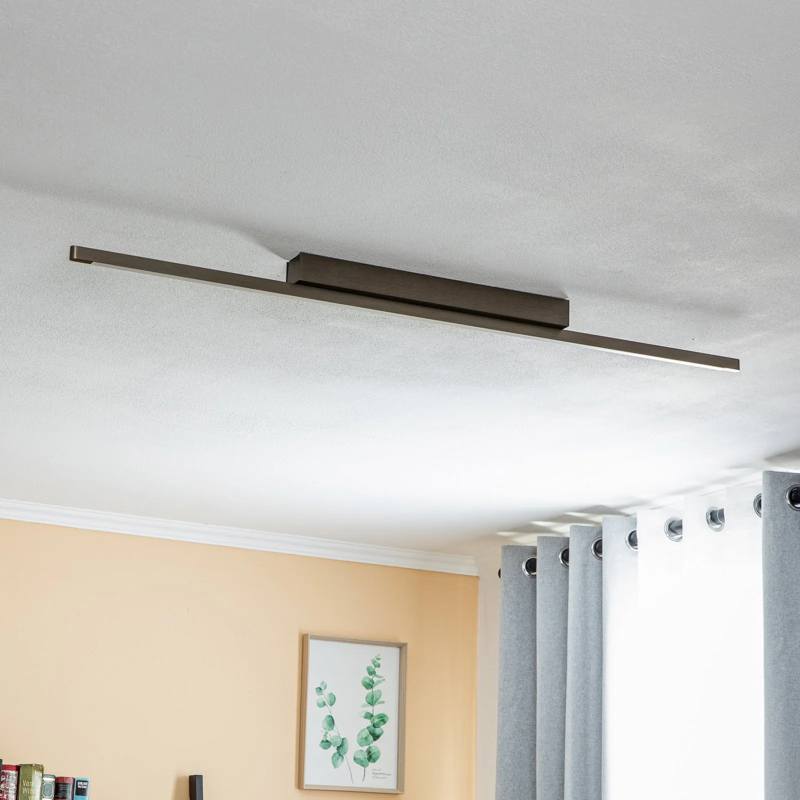 Plafoniera LED Talon di Quitani, bronzo anodizzato