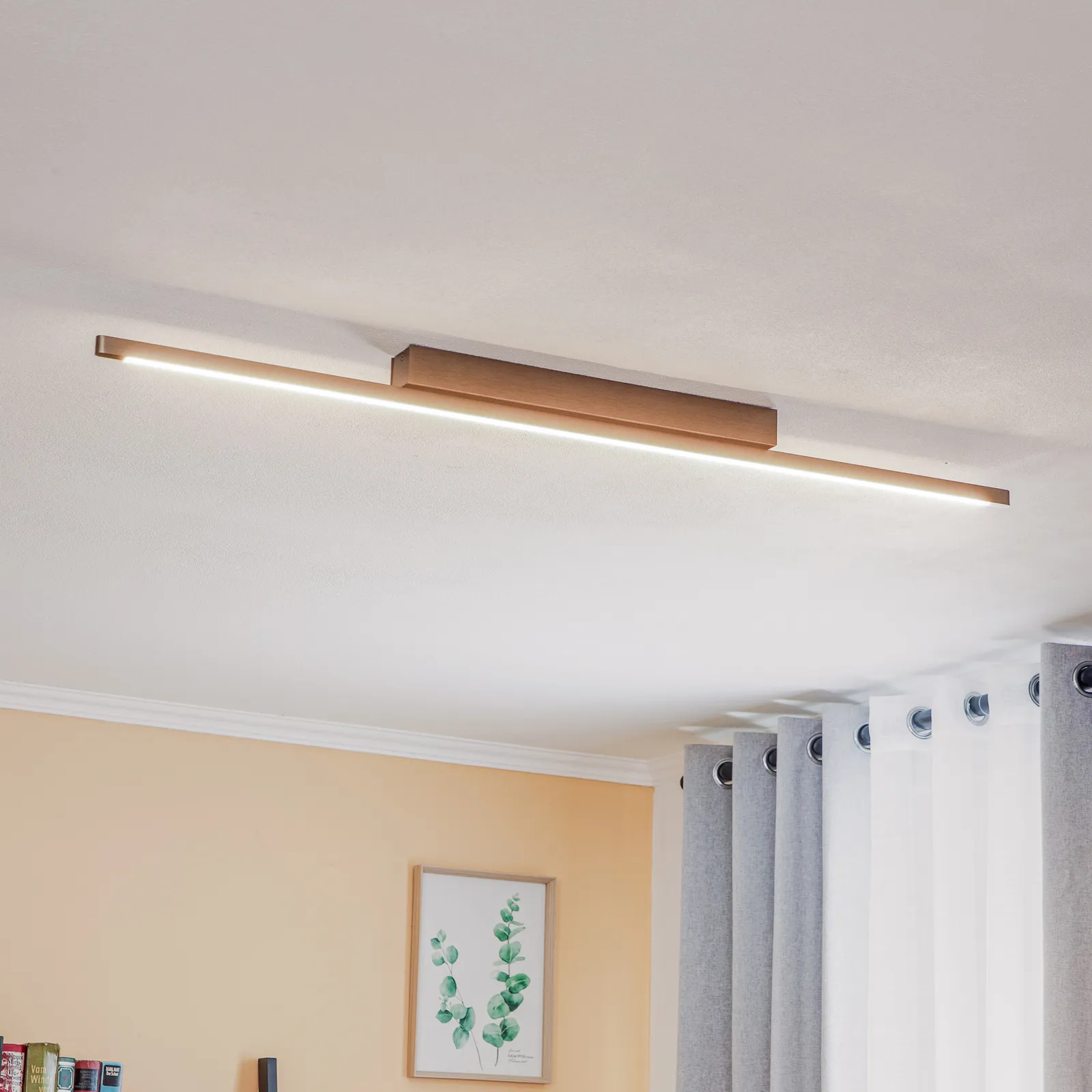 Plafoniera LED Talon di Quitani, bronzo anodizzato