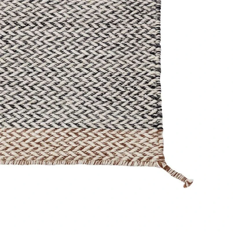 Ply Tappeto 85x140 Nero-Bianco - Muuto | Acquista online