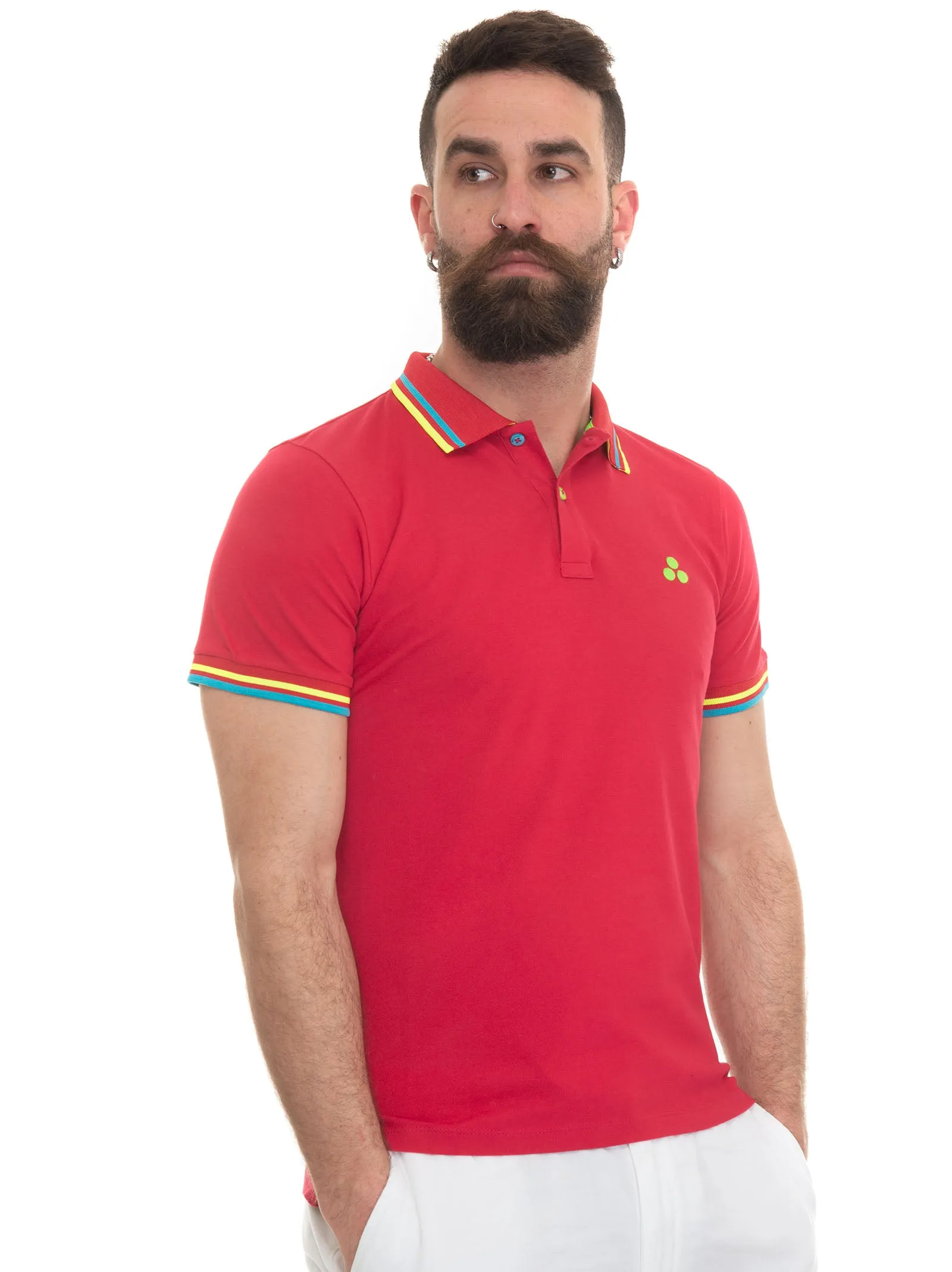 Polo manica corta NEWSELANDINASTR Fragola Peuterey Uomo