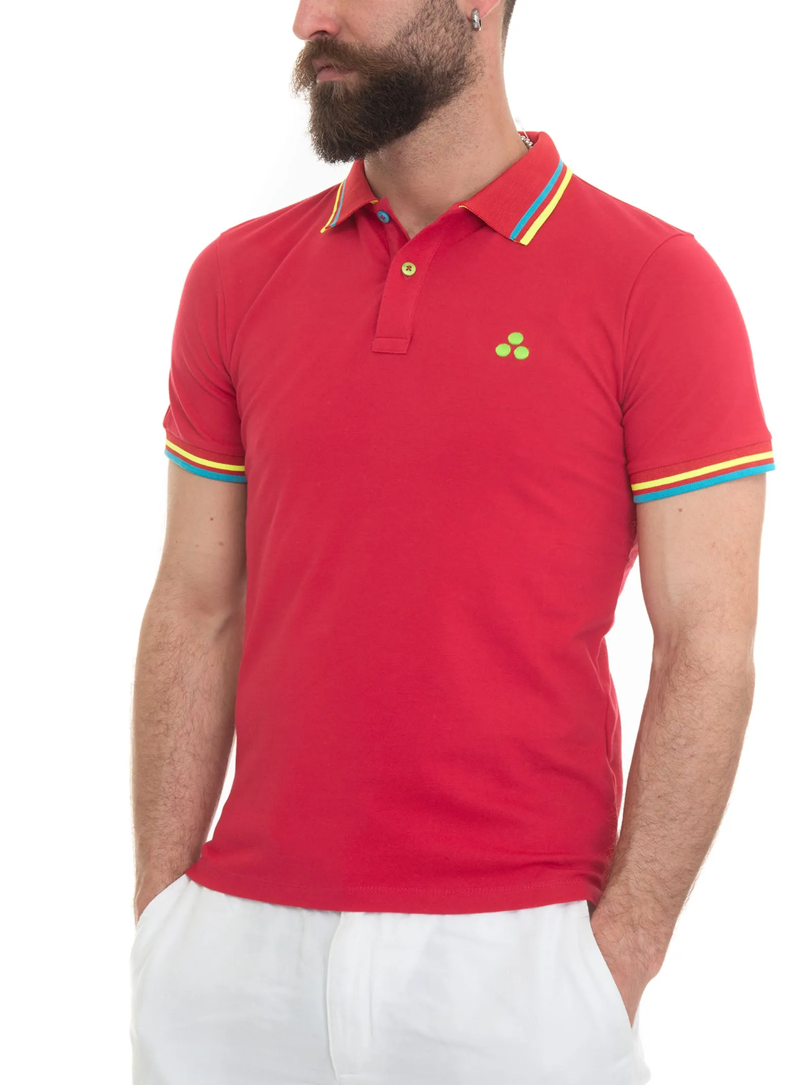 Polo manica corta NEWSELANDINASTR Fragola Peuterey Uomo