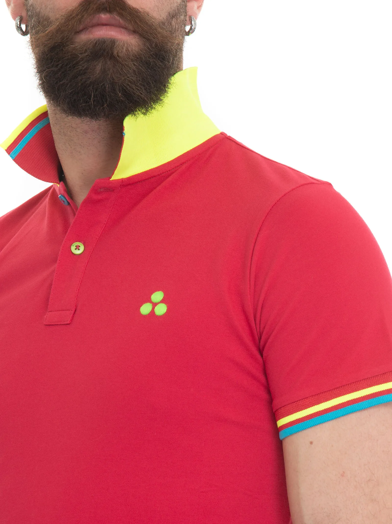 Polo manica corta NEWSELANDINASTR Fragola Peuterey Uomo