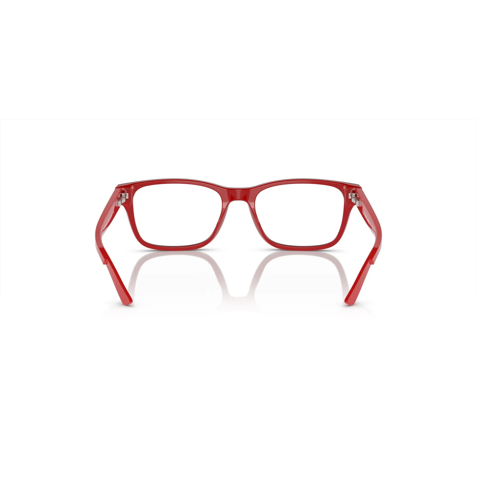   Polo PP 8534 - 1503 Nero Lucido Su Rosso | Occhiale Da Vista Bambino 