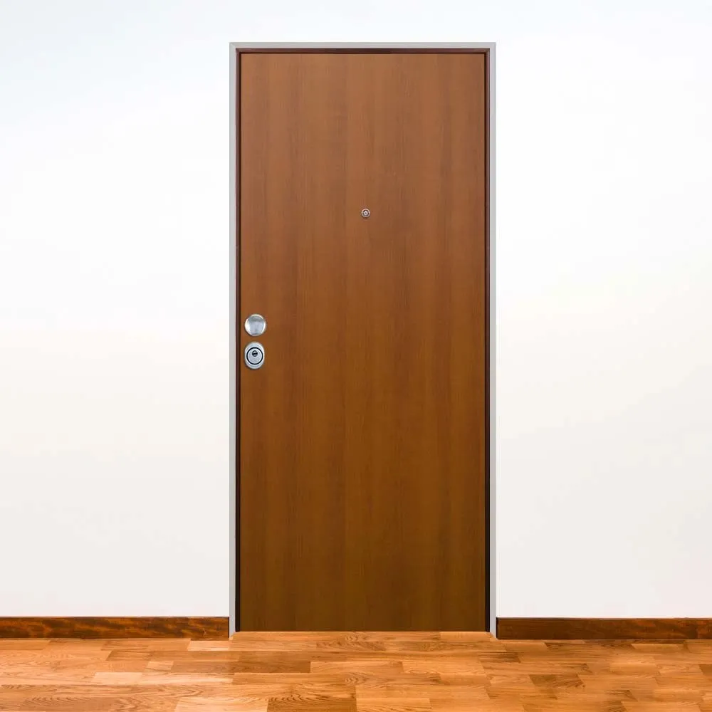 Porta blindata Light 90x210 cm noce