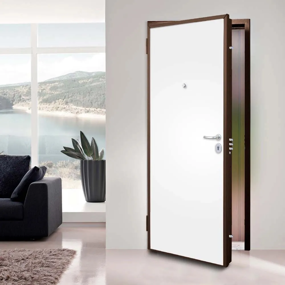 Porta blindata Light 90x210 cm noce