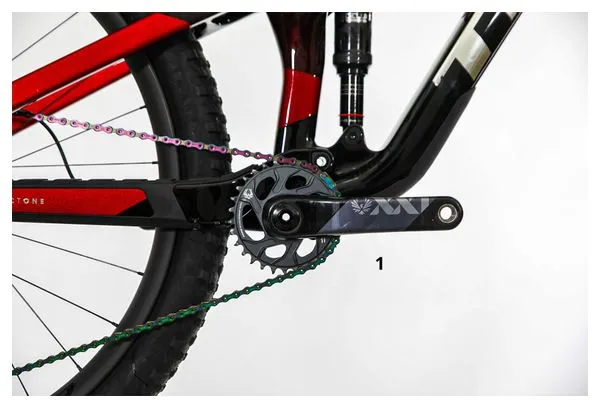 Prodotto ricondizionato - Trek Top Fuel 9.9 Sram XX1 AXS 12V Project One Carbon Red Smoke / Trek Black 2022 Taglia S