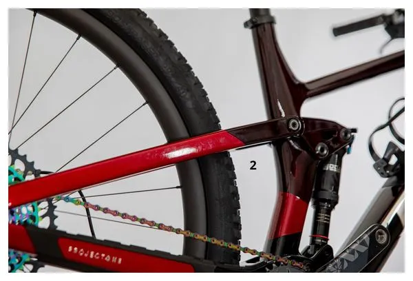 Prodotto ricondizionato - Trek Top Fuel 9.9 Sram XX1 AXS 12V Project One Carbon Red Smoke / Trek Black 2022 Taglia S