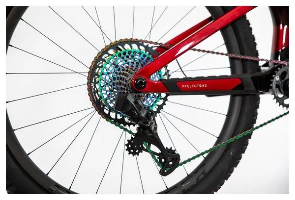Prodotto ricondizionato - Trek Top Fuel 9.9 Sram XX1 AXS 12V Project One Carbon Red Smoke / Trek Black 2022 Taglia S