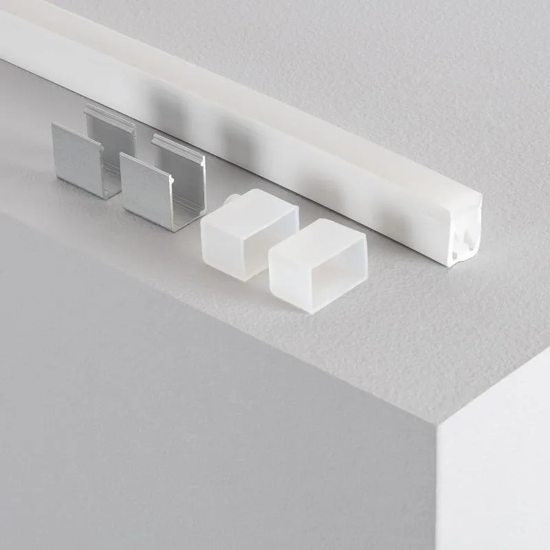 Profilo Flessibile in Silicone Neon su Misura per Strisce LED 12/24V fino a 10mm