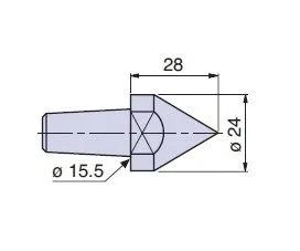 PTM-C20003 Nuova PTM meccanica cuspidi cono morse CM3 a scelta per contropunte CN -CS