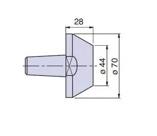 PTM-C20003 Nuova PTM meccanica cuspidi cono morse CM3 a scelta per contropunte CN -CS