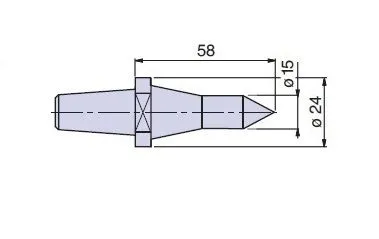 PTM-C20003 Nuova PTM meccanica cuspidi cono morse CM3 a scelta per contropunte CN -CS