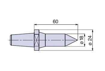 PTM-C20003 Nuova PTM meccanica cuspidi cono morse CM3 a scelta per contropunte CN -CS