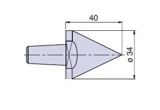 PTM-C20003 Nuova PTM meccanica cuspidi cono morse CM3 a scelta per contropunte CN -CS