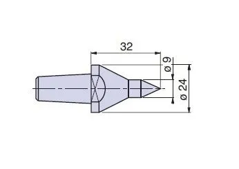 PTM-C20003 Nuova PTM meccanica cuspidi cono morse CM3 a scelta per contropunte CN -CS