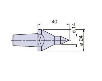 PTM-C20003 Nuova PTM meccanica cuspidi cono morse CM3 a scelta per contropunte CN -CS