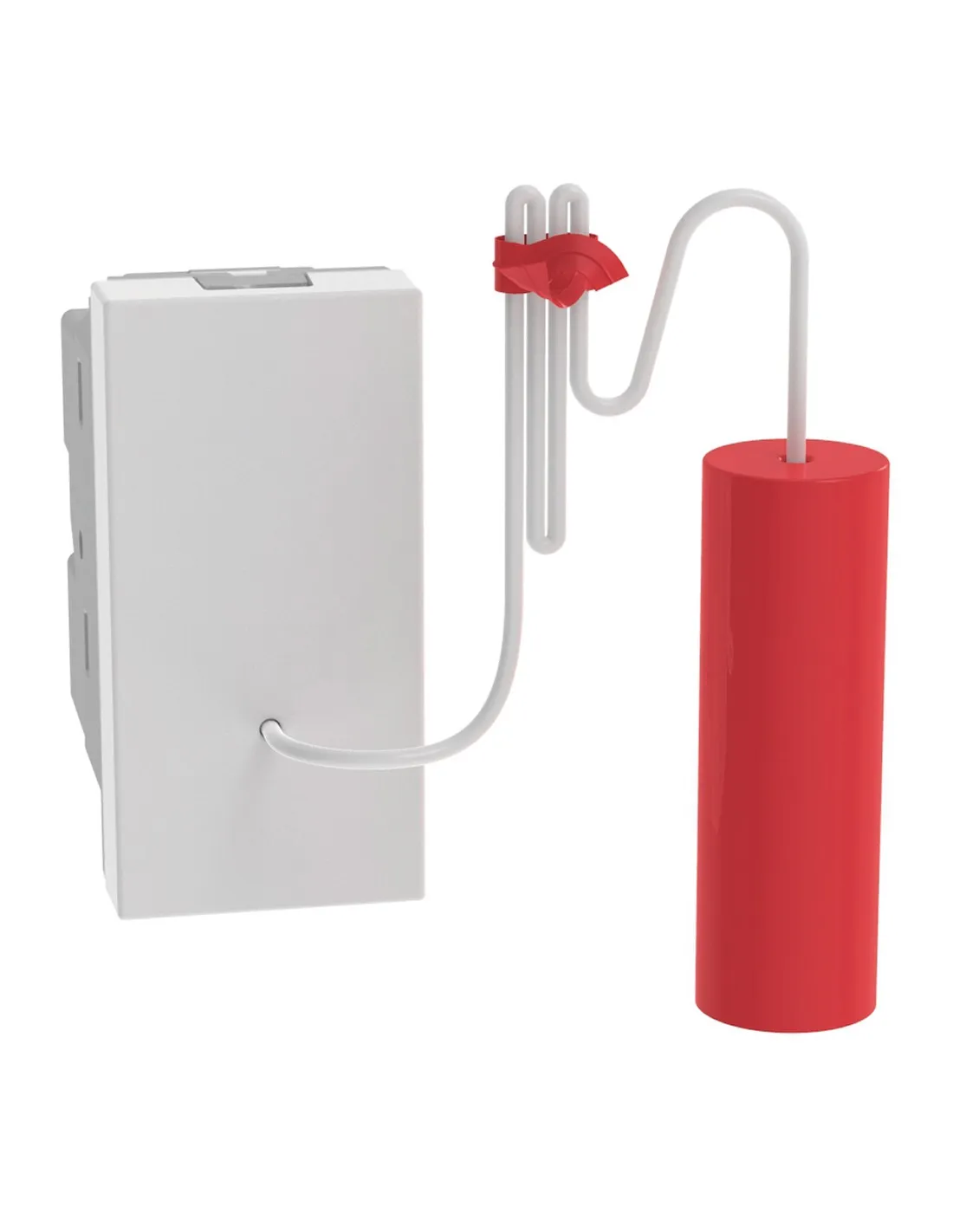 Pulsante a tirante Bticino Matix Go JW4033, Bianco, 10A, 1P (NO/NC), 1 Modulo, MADE IN ITALY