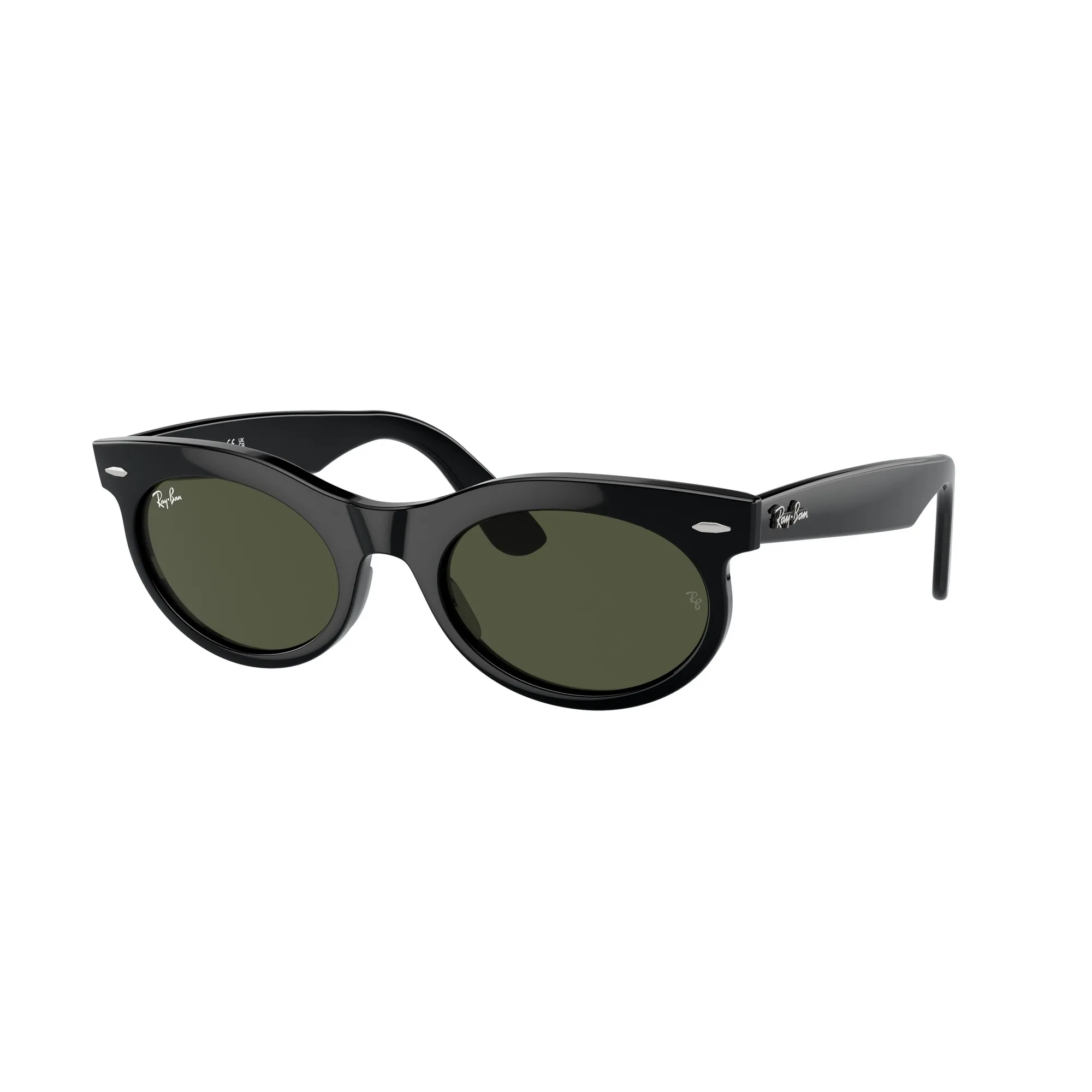   Ray-Ban RB 2242 Wayfarer Oval 901/31 Black | Occhiale Da Sole Unisex 