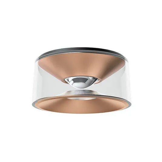 Ribag Vior Plafoniera LED oro rosa 40° 2.700K